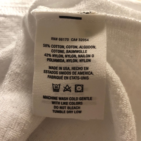 Michael Stars by Anthropologie White Shine Tee - Picture 6 of 7